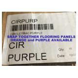 LABEL FROM A CASE OF FLOORING