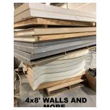 ENOUGH WALLS TO BUILD A WORKSHOP, OFFICE, WORKROOM, ETC