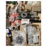 BLACK IRON PIPE & FITTINGS; BOLTS, WASHERS, EYEBOLTS, MORE