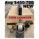 $450-$795 NEW. COIN COUNTER.