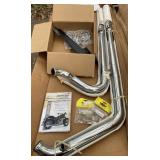 THE EXHAUST PIPES. BOX OPEN FOR PHOTOS.