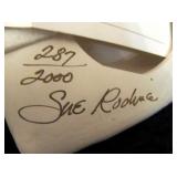 Sue Rodine signature, Ltd Ed # of mask