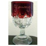 Ruby Cut to Clear EAPG Carnival/Fair Souvenir