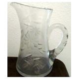 Another Cut Crystal Pitcher