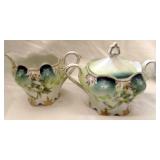 R S PRUSSIA CREAMER & SUGAR