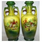 PAIR OF UNSIGNED VASES