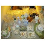 SOME OF THE FINE GLASSWARE TO BE SOLD