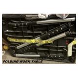 WORK TABLE- FOLDED UP