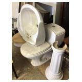 TOILETS AND SINKS. THERE ARE MORE.F
