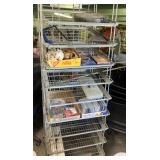 NICE ROLLING BAKERS RACK WITH SHELVES!