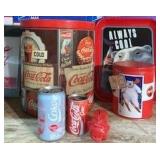 CODA COLA TINS AND CANS
