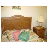 Headboard of the bed