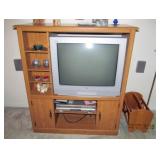 Entertainment Center with TV only $25