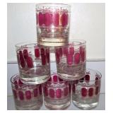 Mid Century Bar Glasses 