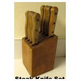 Knife Block with knives