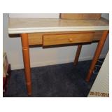 Swivel-Top Game Table with Drawer