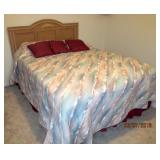 Bed has Double Pillow-Top Mattress Set