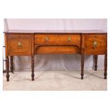 Early inlaid mahogany sideboard