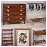Columbus Day Online Auction - antiques, furniture, artwork