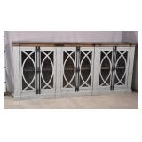 distressed farm house style credenza 