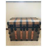 Antique footlocker 