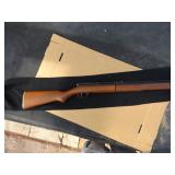 Benjamin 397 .177 cal. rifle is a multi-pump pneumatic. , hardwood Monte Carlo stock brass barrel is