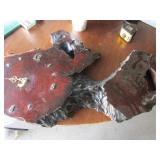 RAW EDGE WALL CLOCK approx. 16 X 30