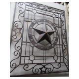TEXAS Iron Wall Art 32 X 26