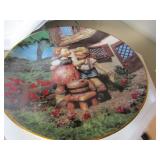 set of 12 M. J. HUMMEL by DANBURY MINT, Little Companians décor plates mk4376 only pictured a few to