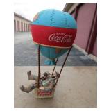 coca cola clown in hot air ballon from 1994 by emmett kelly