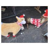 Corgie and dotson metal dressed yard decorations qty 2