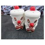 CLOWN SALT & PEPPER SHAKERS