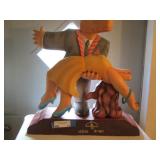 DANCING WOLVES ART - SIGNED 25/250 1987 19 X 18 6