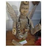 OLD MEXICAN ANGEL - HAS SOME DAMAGE "BUT EFFECTIVE" 23 X16