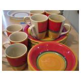 Royal Norfolk bowls, coffee cups, dinner plates