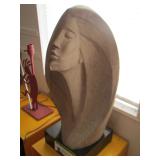 1980 AUSTION PRODUCTIONS DAVID FISHER SCULPTURE "STARGAZER" HT APPROX 14"