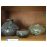 Native American pottery bowls