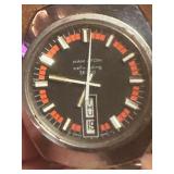 HAMILTON WATCH 36000- SELF WINDING AUTO DATE DAY , DORCHESTER (HF) 14K ELECTROPLATED, SWISS MADE