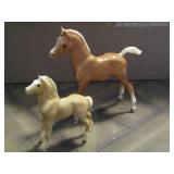 Breyer Reeves Chestnut foal, Vintage Breyer horse model #6- family Arabian foal