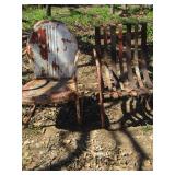 VINTAGE METAL LAWN CHAIRS 