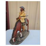 Western cowboy and horse statue, original price new $250.00-- pretty cool piece