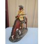 Western cowboy and horse statue, original price new $250.00-- pretty cool piece