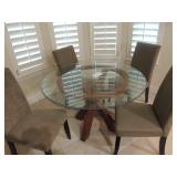 DINING TABLE W/ 4 CHAIRS 