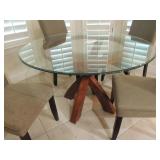 DINING TABLE W/ 4 CHAIRS 