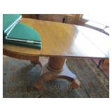 VINTAGE HAND CARFTED OVAL DINING TABLE 