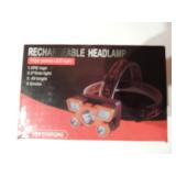 HEADLAMP - RECHARGABLE NEW IN BOX