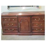 DRESSER 9 drawer with three hidden drawers - 68" L X 31" H X 18" D