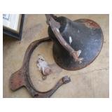 CAST IRON BELL  (NEW BUT BOX IS GONE)
