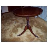 Mahogany Pie Crust Signed Brandt