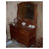 Circa 1900 Oak Dresser
